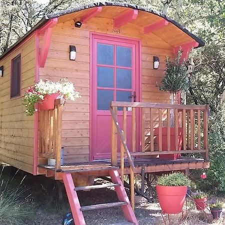 Roulotte Romantique Chauffee En Cevennes Monteils  ภายนอก รูปภาพ